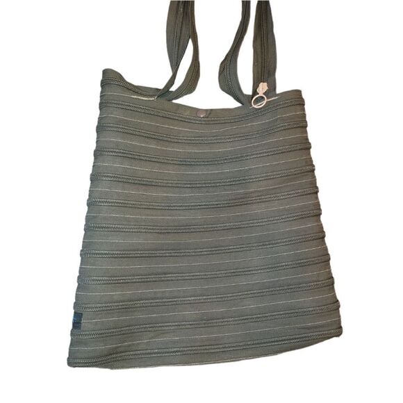 Zip It Deep Olive Camo Green Zippered Shoulder Bag Tote Purse - Picture 2 of 11